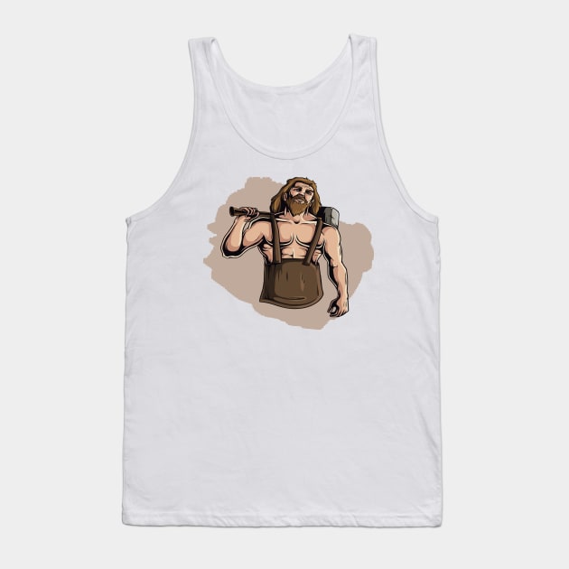 Manly Man Tank Top by Made the Cut